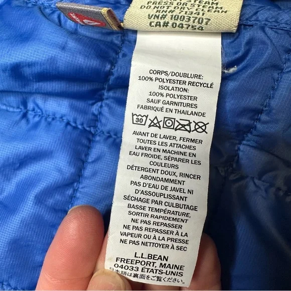 L.L. Bean Primaloft Packaway Jacket Size 6 - Picture 10 of 16